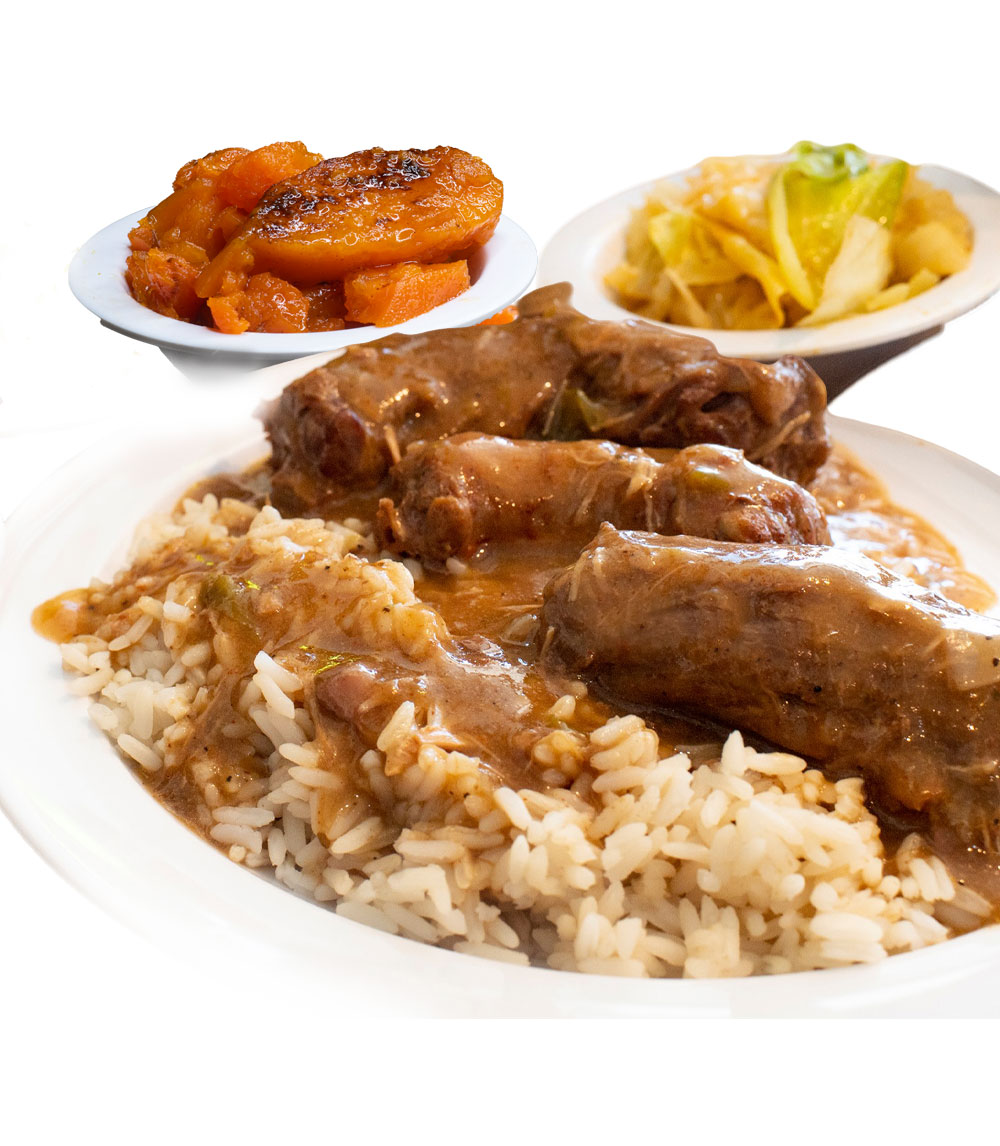 Savor our tender turkey necks, slow-cooked to perfection and infused with rich flavors, making them a savory addition to any soul food meal.