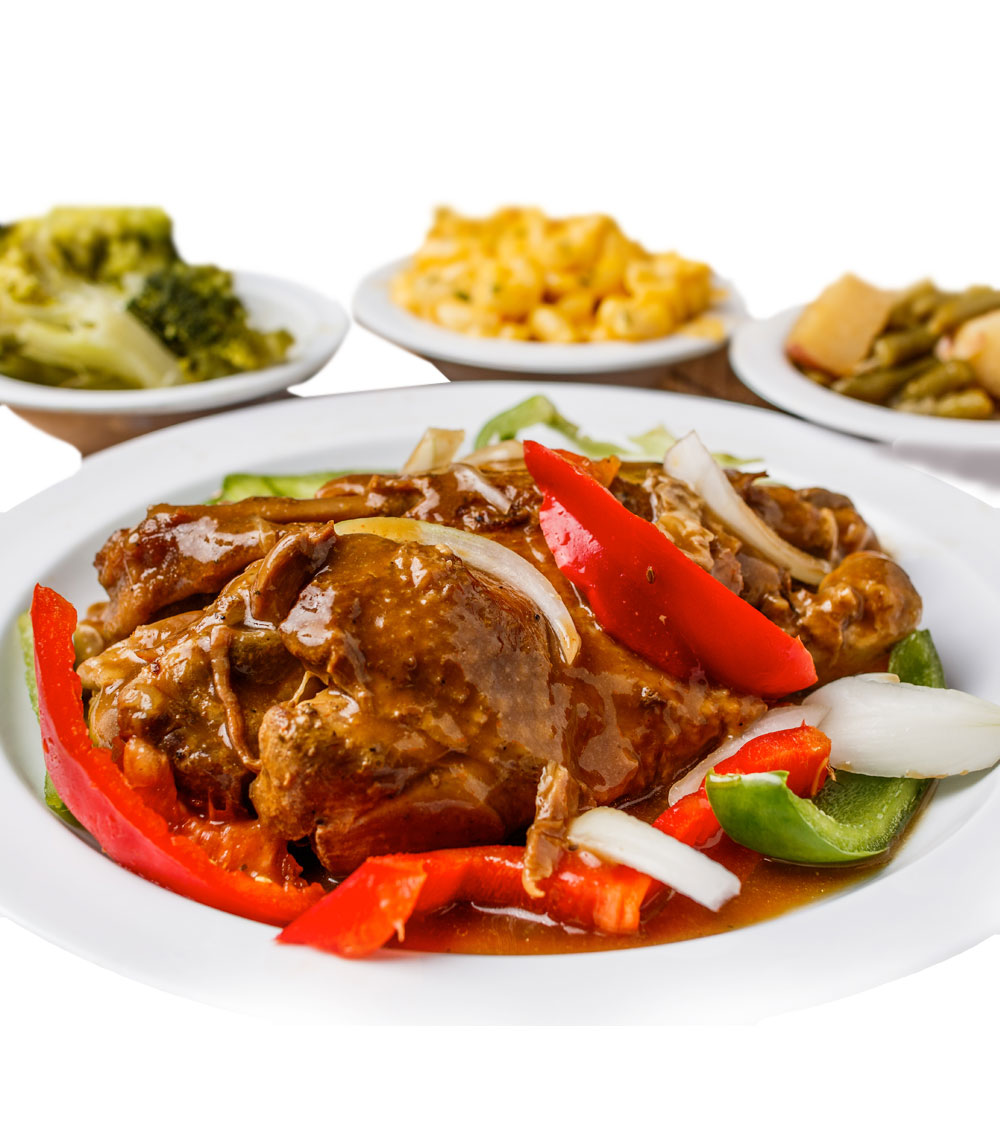 Delight in our succulent turkey wings, seasoned and baked until golden brown, offering a flavorful twist on a classic favorite.