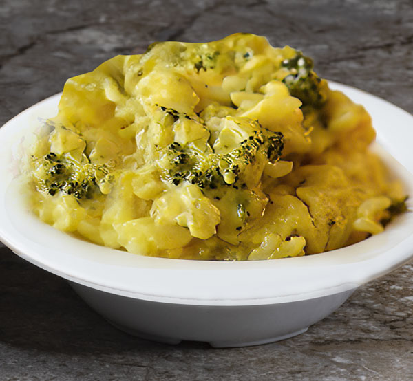 Enjoy a hearty broccoli rice cheese casserole, featuring tender broccoli florets and fluffy rice, all smothered in a creamy cheese sauce and baked to perfection.