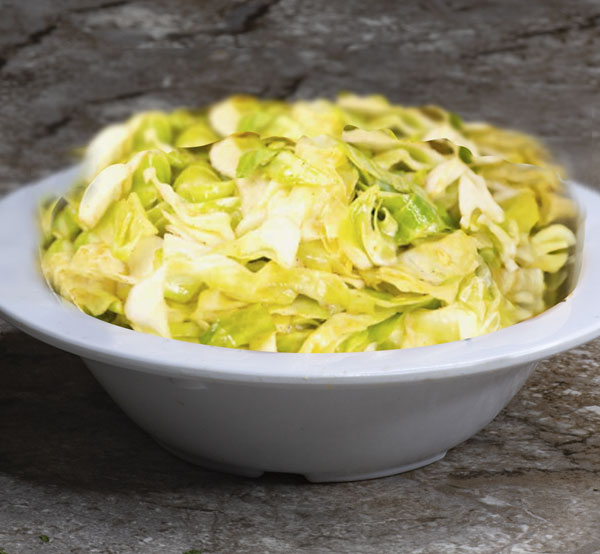 Experience the freshness of sautéed cabbage, a versatile vegetable dish that can be enjoyed in countless ways.