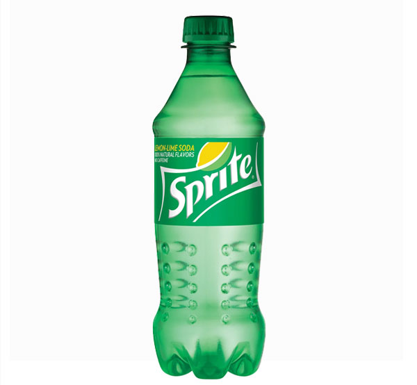 Crisp Sprite, served ice-cold in a glass bottle, delivering a refreshing lemon-lime flavor.