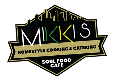 Logo of Mikki's Cafe, featuring a vibrant design that embodies the essence of Southern hospitality and soul food.